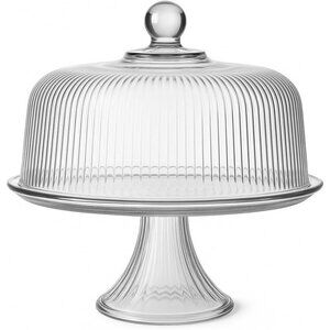 Hocking Monaco Cake Set STD Crystal Cake Plate and Server Set